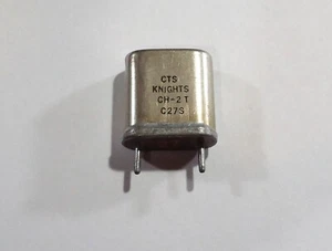 HC-6/U - 13.4875 MHz CB Radio Crystal - .050 Pins - CTS Knights - CH-2T C27S - Zdjęcie 1 z 2