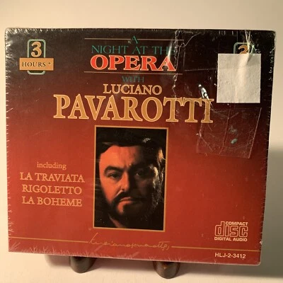 Luciano Pavarotti A Night at the Opera 3 Hours 3 CD Set NEW SEALED Foto 1 de 4
