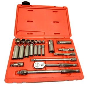 NEW Snap-on 222AFSP 22 pc 3/8" Drive 6-Point SAE General Service Socket Set - Picture 1 of 5