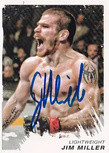 Jim Miller Signed 2011 Topps UFC Moment of Truth Card #109 Autograph 143 131 100 - Picture 1 of 12