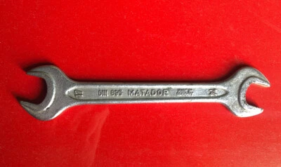 Mercedes-Benz Open End Wrench Matador 14mm 17mm DIN 895 Germany Foto 1 de 4