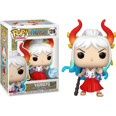 One Piece #1316 YAMATO Common Ver Funko Pop! SE Sticker NEXT DAY SHIPPING Cover