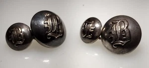 Large Vintage Antique Firmin & Sons Initial B Button Convert Cufflinks - Picture 1 of 6
