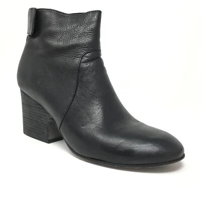 Eileen Fisher Harris Botines Zapatos Mujer Talla 6 Cuero Negro Foto 1 de 4