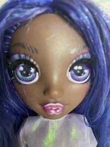 Primer traje de pelo púrpura Bailey cristal alto arco iris Mga - Imagen 1 de 5