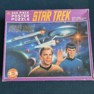 Vintage Star Trek Poster Puzzle 300 Piece 1993 Unopened - Picture 1 of 7