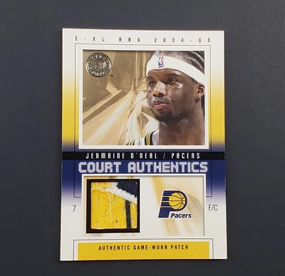 2004-05 E-XL Court Authentics Patch #CA-JO Jermaine O'Neal  /70  Patch  Pacers - Image 1 of 4