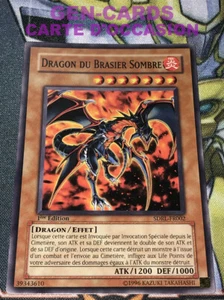 CARTE Yu Gi Oh DRAGON DU BRASIER SOMBRE SDRL-FR002 1ère édition - Picture 1 of 1