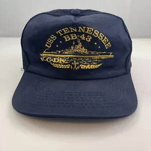 USS TENNESSEE BB-43 F-G div. hat snap back Hat Bangladesh Navy WWII US War #138 - Picture 1 of 12