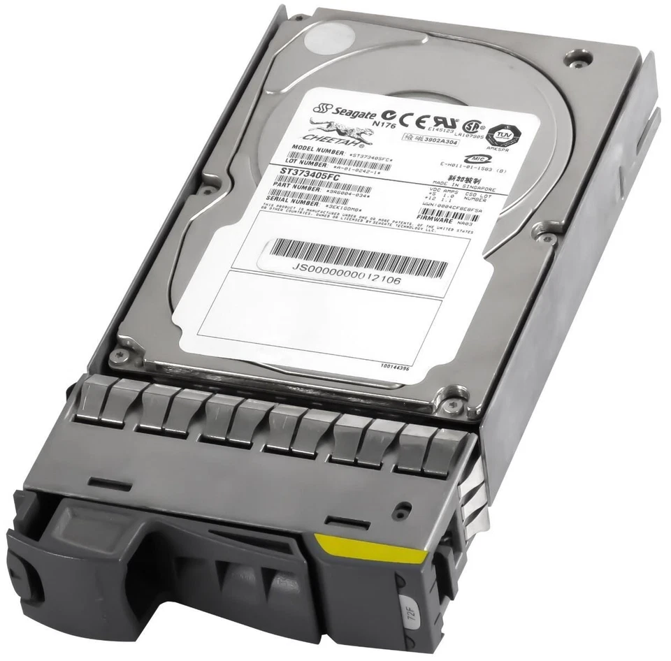 Hard Drive NetApp 108-00044 X235 SP235 ST373405FC 73GB 10000U/Min 4MB FC 3.5'' - Image 1 of 3