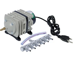 Active Aqua Commercial Air Pump 45L Liter Per Minute 6 Outlets AAPA45L BAY HYDRO - Picture 1 of 6