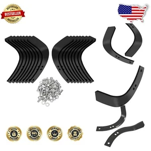 Alloy Steel Tiller Tines Replacement Set - 16 Pieces for Troy Bilt Horse & Pony - Picture 1 of 9