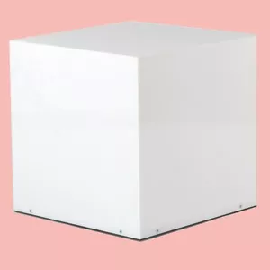Cubo acrílico LED iluminado - borde 1000 mm - cubo - cubo de plexiglás cubo luminoso - Imagen 1 de 1