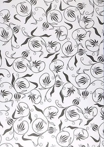 Papel de álbum de recortes impreso translúcido/vitela A/4 nostalgia negro - Imagen 1 de 1