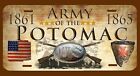 The Army of the Potomac American Civil War themed license Plate/Tag