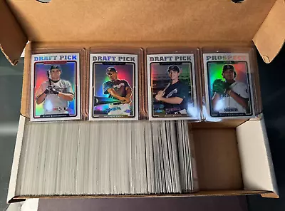 2005 Topps Chrome Update Refractor Baseball Complete Set (1-220) + Bonds & Autos - Image 1 of 4