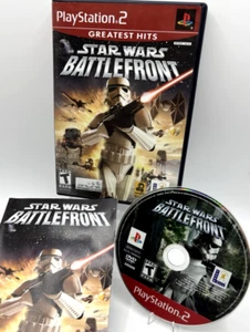 Star Wars: Battlefront PS2 (Greatest Hits) (Sony PlayStation 2, 2005) CIB + Man_ - Picture 1 of 14
