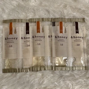 Travel Set Hair Care and Honey Deep Moist Shampoo Treatment Soft Shiny 10g x 3 - Picture 1 of 2