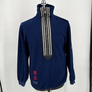 Bogner Y2K 1998 Olympic Games Nagano Fleece 1/2 Zip Pullover Mens Blue Size L - Picture 1 of 13