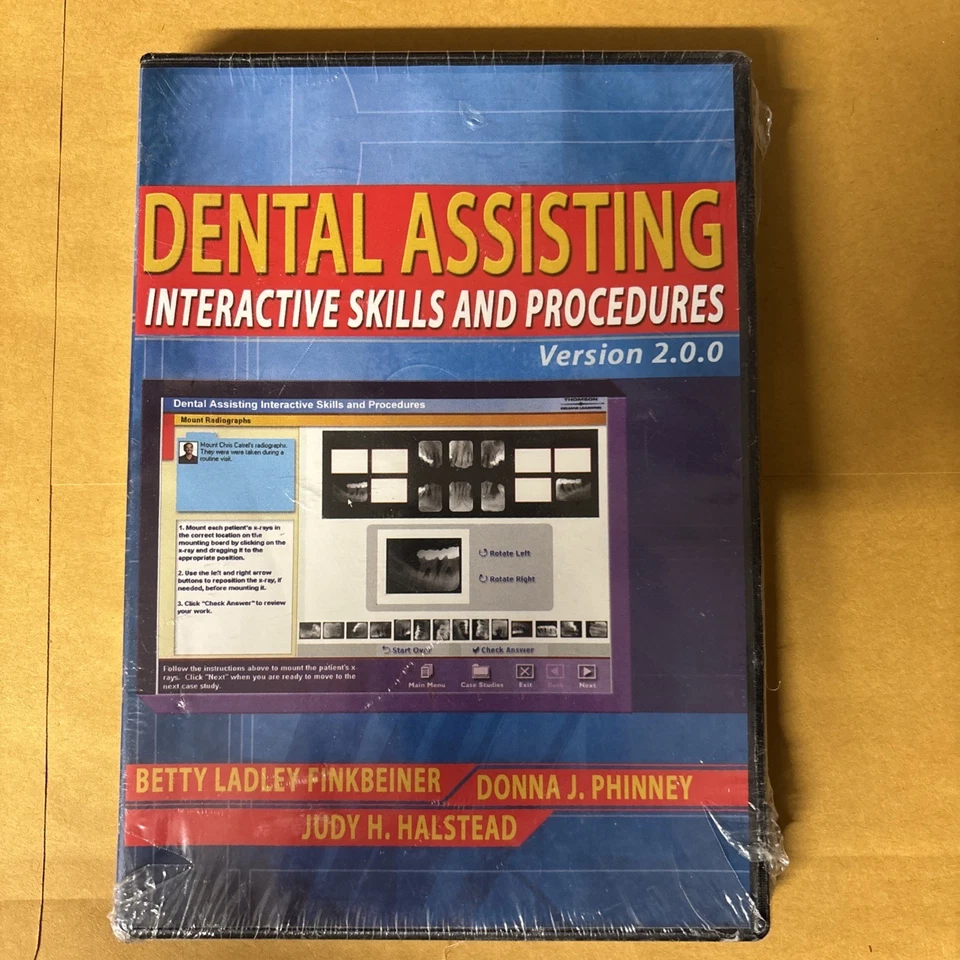 Nuevo CD-ROM Procedimientos de Habilidades Interactivas de Asistencia Dental Ver 2.0 Windows Foto 1 de 1