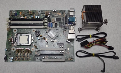 HP 8300 ELITE SFF Motherboard LGA1155 657094-001 w/ INTEL  i5 3470 CPU, HEATSINK - Image 1 of 4