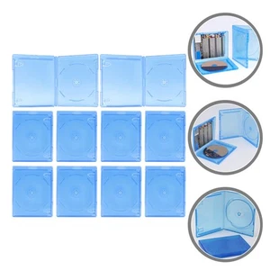 15pcs Disc Protective Boxes Standard DVD Case Portable CD Storage Organizer Box - Afbeelding 1 van 12