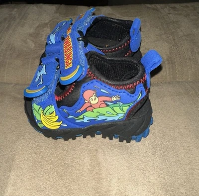 Sandalias Curious George vintage para niños talla 2 Foto 1 de 4