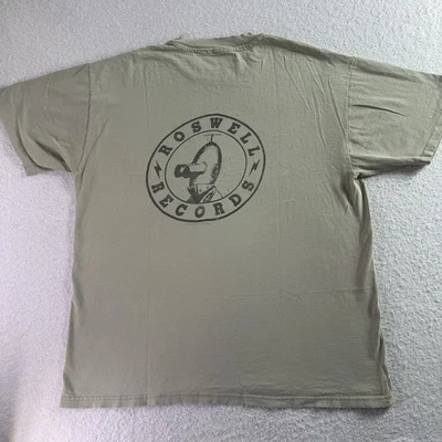 Camiseta De Colección Foo Fighters Roswell Records 1995/XL Super Desteñida Envejecida Foto 1 de 4