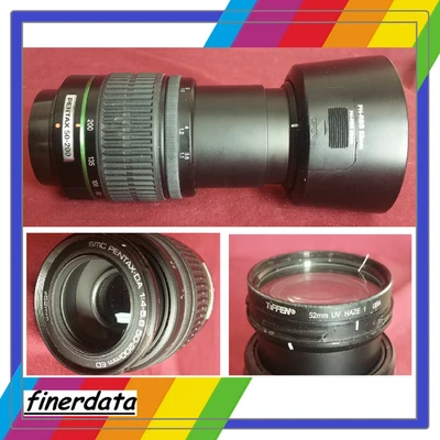 Zoom Pentax SMC PK Mount Lens 50- 200 f:4-5.6 + Tiffen UV Filter MINT - Image 1 of 4