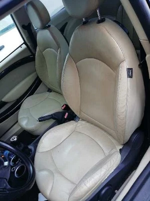 ASIENTO DELANTERO IZQUIERDO / CUERO BEIGE / RAJADO / 989168 PARA MINI MINI R56 - Imagen 1 de 4