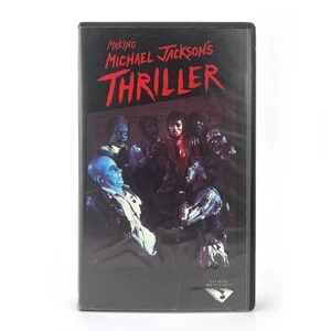 MICHAEL JACKSON THRILLER VESTRON JOHN LANDIS EMMY BEAY IT RARE MAKING SPAIN VHS - Picture 1 of 3