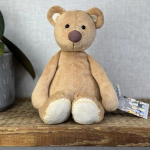Jellycat JellyKitten Traditional Teddy Bear Beige Tan New Without Tags 12” Rare - Picture 1 of 15