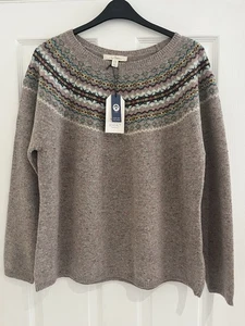 BNWT Seasalt Seas Edge Fairisle Lambswool Mix Jumper UK Size 20 - Picture 1 of 8