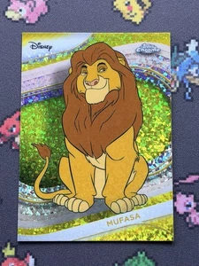 Mufasa 2025 Topps Chrome Disney Yellow Mini Diamond The Lion King - Picture 1 of 2