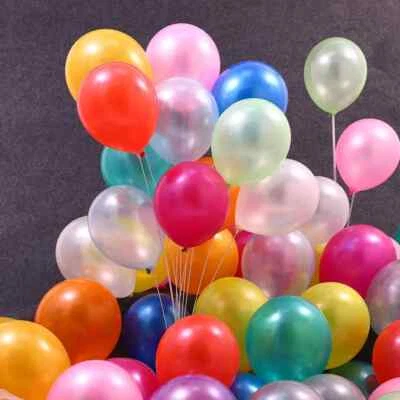PANNU DESIGNS Plain Balloons 10-50 Birthday Party LATEX HELIUM Baloons Wedding party decor UK