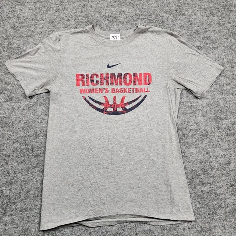 RICHMOND SPIDERS T-Shirt Women's S The Nike Tee Gray Short Sleeve Crew Cotton Cover