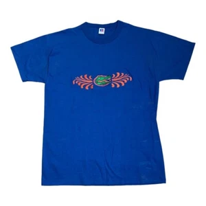 Vintage Florida Gators T-Shirt Made USA Size L NCAA College Football Uf Universi - Picture 1 of 4