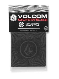 Volcom x NOSO® Grande Riparazione Patch Neve Nero NUOVO - Foto 1 di 5