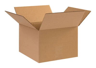 50 - 10 x 10 x 7 Corrugated Shipping Boxes Storage Cartons Moving Packing Box - Image 1 of 2