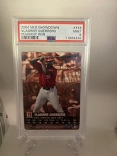 2004 Mlb Showdown Vladimir Guerrero Mint PSA 9. Pennant Run #112. Angels