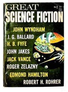 Great Science Fiction No. 8 Fall 1967 Jack Vance,Roger Zelazny, John Jakes  - Picture 1 of 2