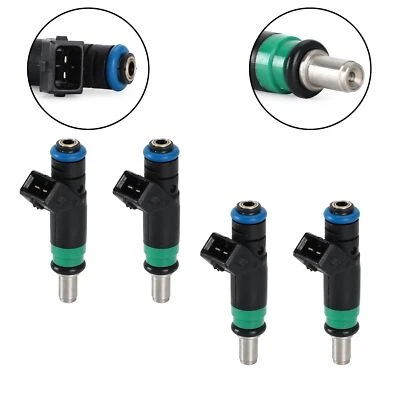 4pcs Fuel Injectors 98MF-BB Fit Ford Fiesta V 2001-2008 Fusion 2002-2012 1.4L SP - Image 1 of 4