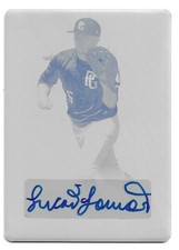 LUCAS TORRES 1/1 AUTO 2020 LEAF PERFECT GAME CYAN PRINT PLATE AUTOGRAPH