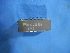 U6A7739393 FSC LM739J UA739DC 14-PIN CERDIP VINTAGE 1970 RARE NEW - Picture 1 of 3