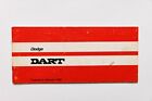 1969 Dodge Dart Owner's Manual Original