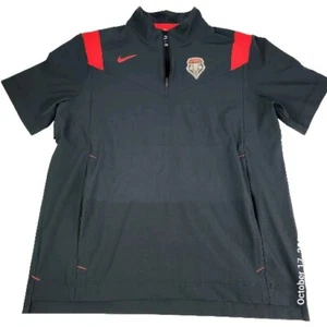 New Mexico Lobos Nike Repel 1/4 Zip Mens Large Lightweight Coaches Vented Jacket - Picture 1 of 9