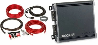 Kicker 46CXA3001 CX Series Monoblock Class-D Amplifier + Free 8 Gauge Amp Kit