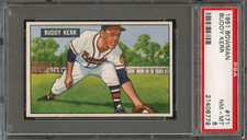 BB - 1951 Bowman - #171 - Buddy Kerr - PSA 8 - NM-MT
