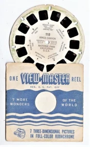 View Master KINGS CANYON NATIONAL PARK Whashington USA disco 118 Sawer's - Bild 1 von 1