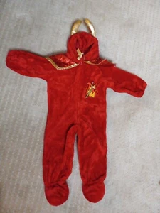 ⭐VTG Chrisha Creations Plush Red Devil Halloween Costume ages 4 -6 Thick Costume - Picture 1 of 8